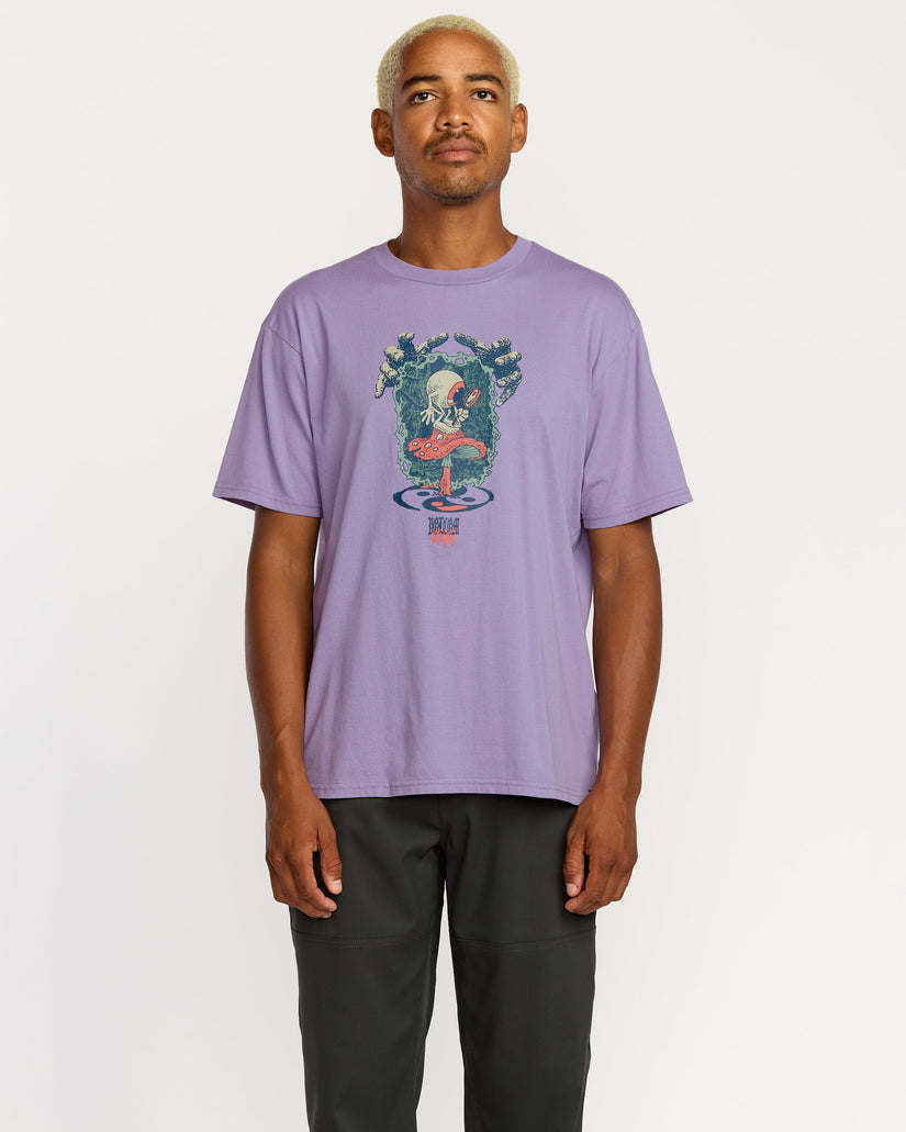 Stone Matter T-Shirt - Purple Ash