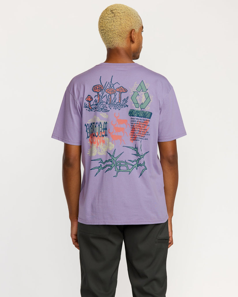 Stone Matter T-Shirt - Purple Ash
