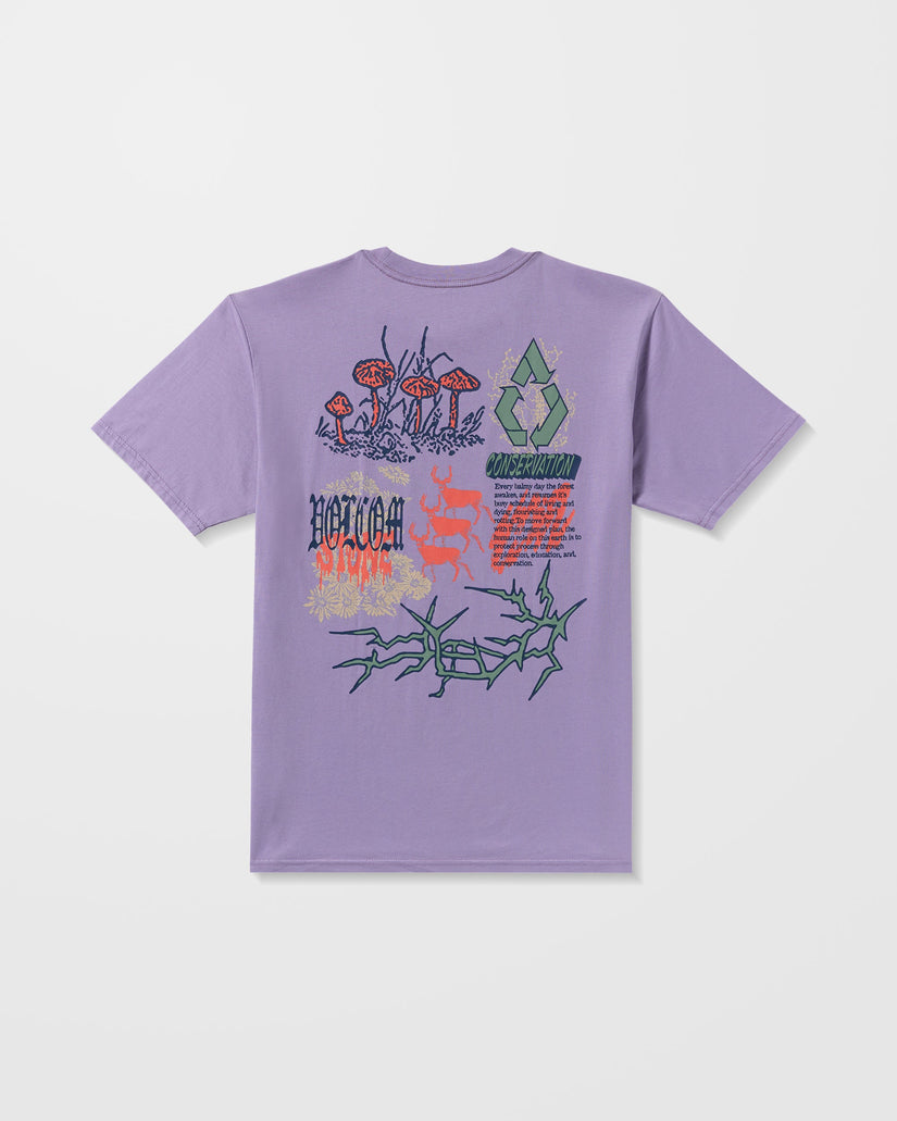 Stone Matter T-Shirt - Purple Ash