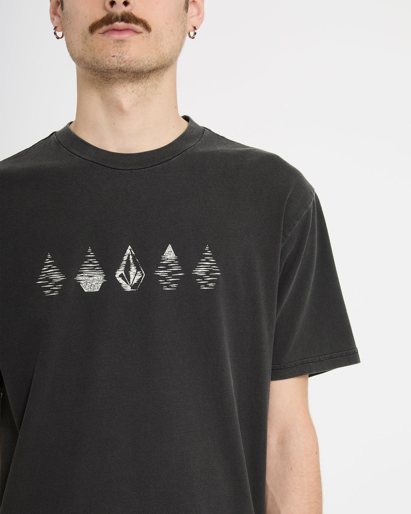 Lunar Phases T-Shirt - Black