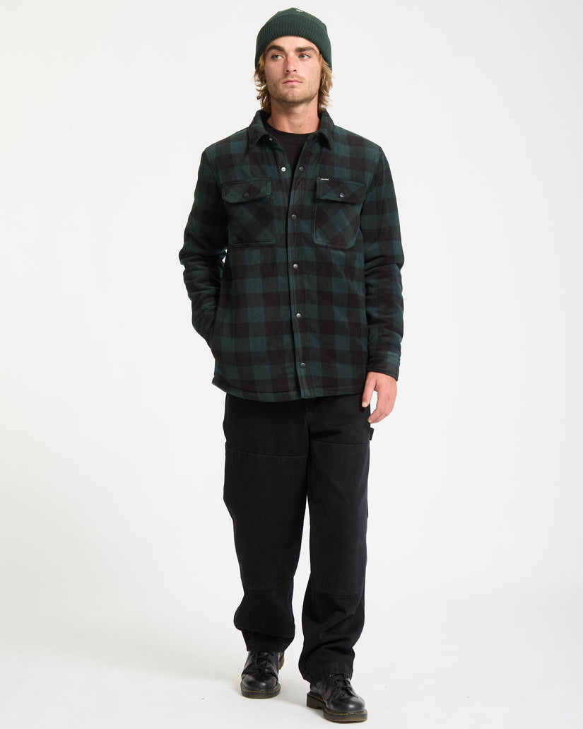Bowered Fleece Over-Shirt - Scarab