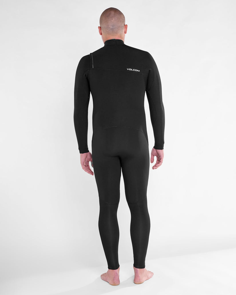 Modulator 3/2Mm Chest Zip Full Wetsuit - Black