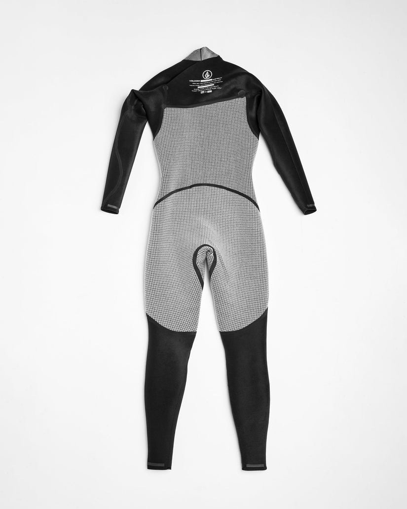Modulator 4/3Mm Chest Zip Full Wetsuit - Black