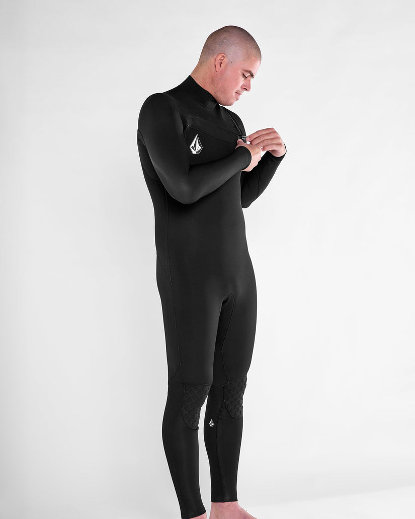 Modulator 4/3Mm Chest Zip Full Wetsuit - Black