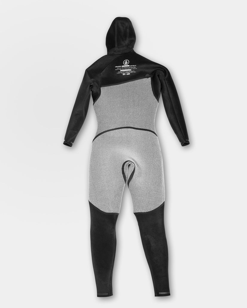 Modulator 4/3Mm Hooded Chest Zip Wetsuit - Black