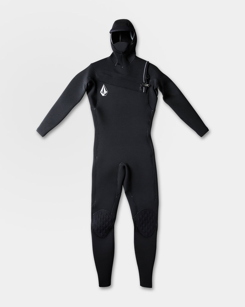 Modulator 5/4/3Mm Hooded Chest Zip Wetsuit - Black