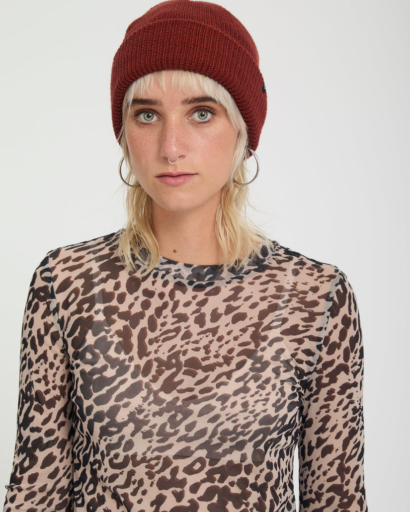 Tigardi Mesh Top - Animal Print