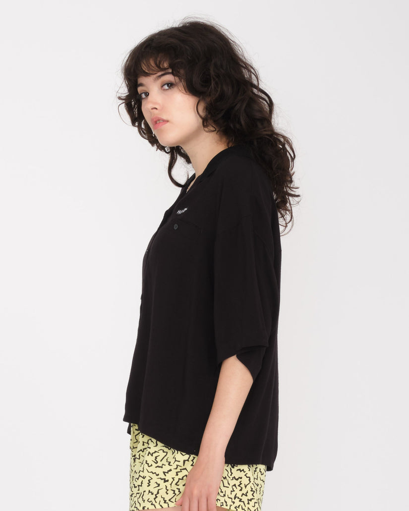 Servistone Woven Shirt - BLACK