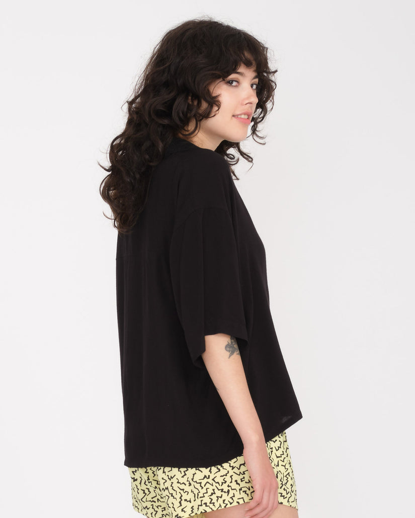 Servistone Woven Shirt - BLACK