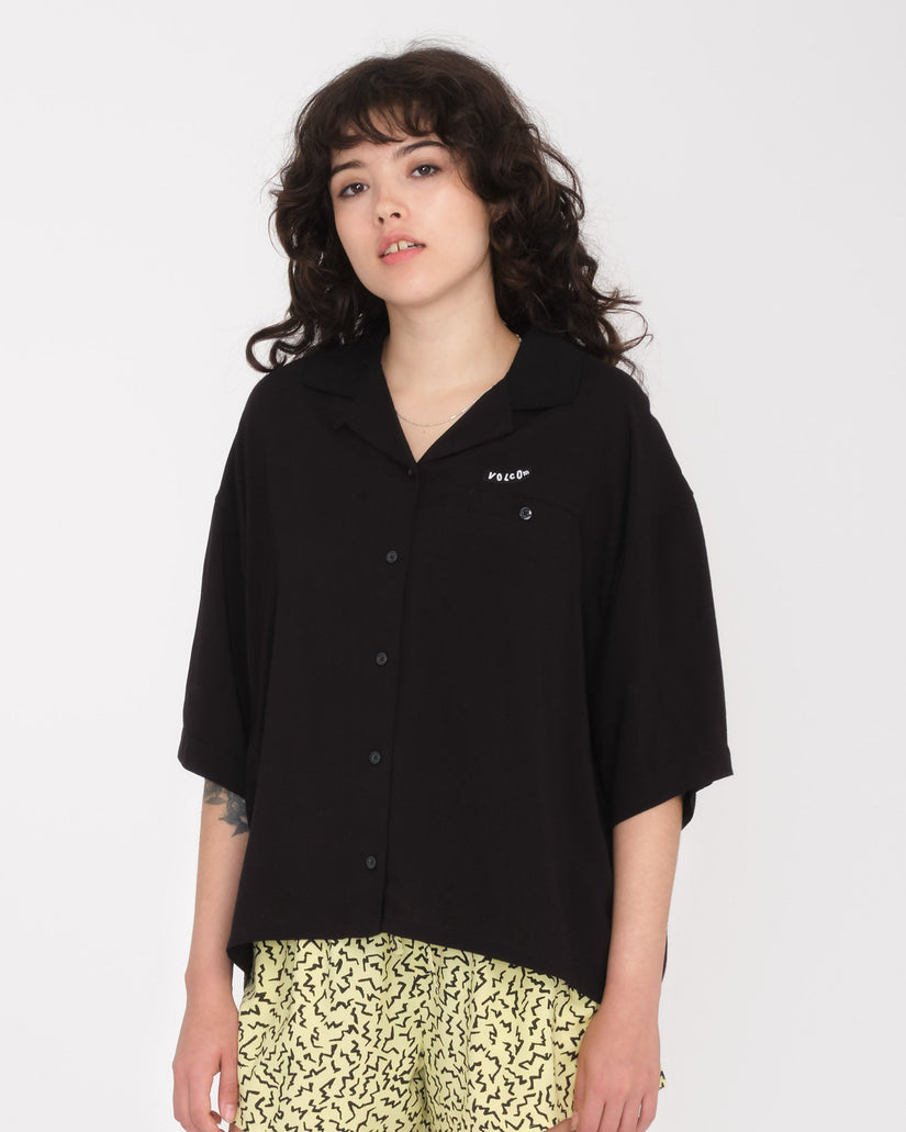 Servistone Woven Shirt - BLACK