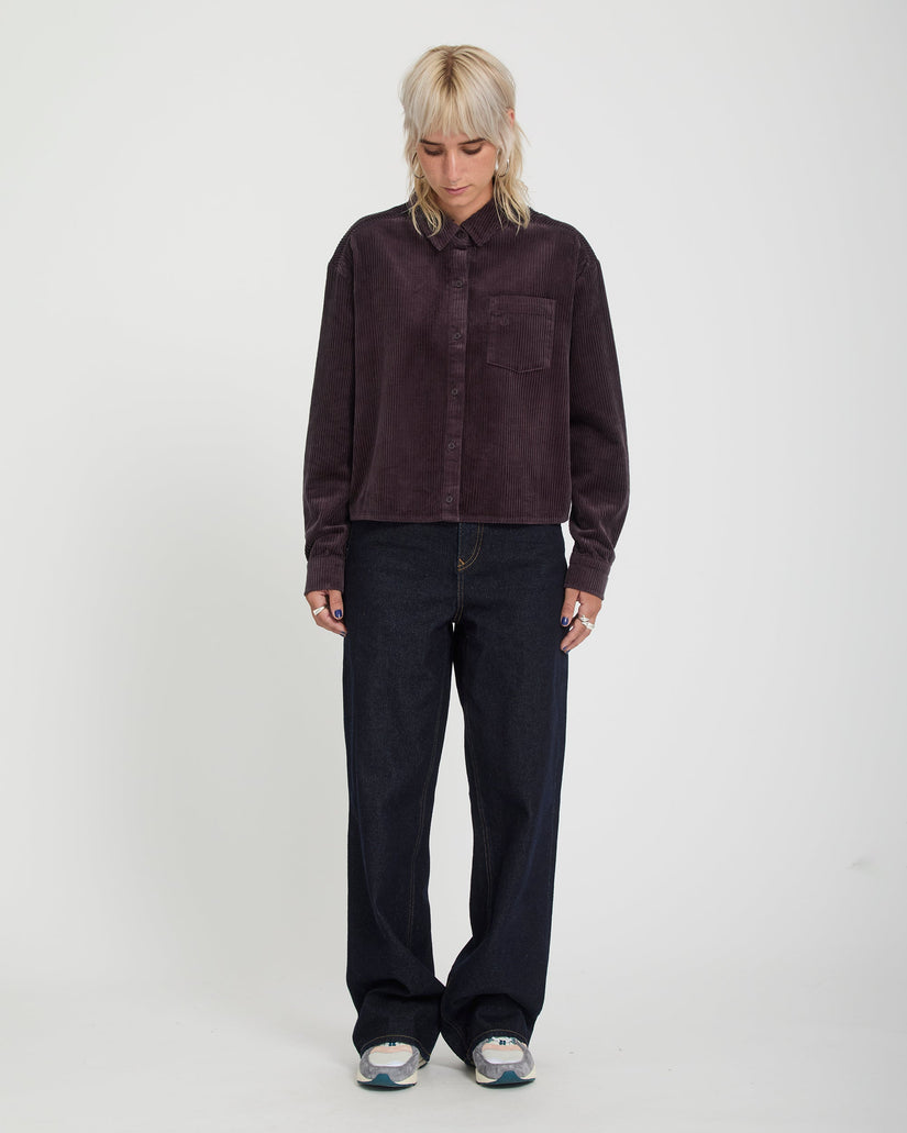 Weellow Corduroy Shirt - Raisin