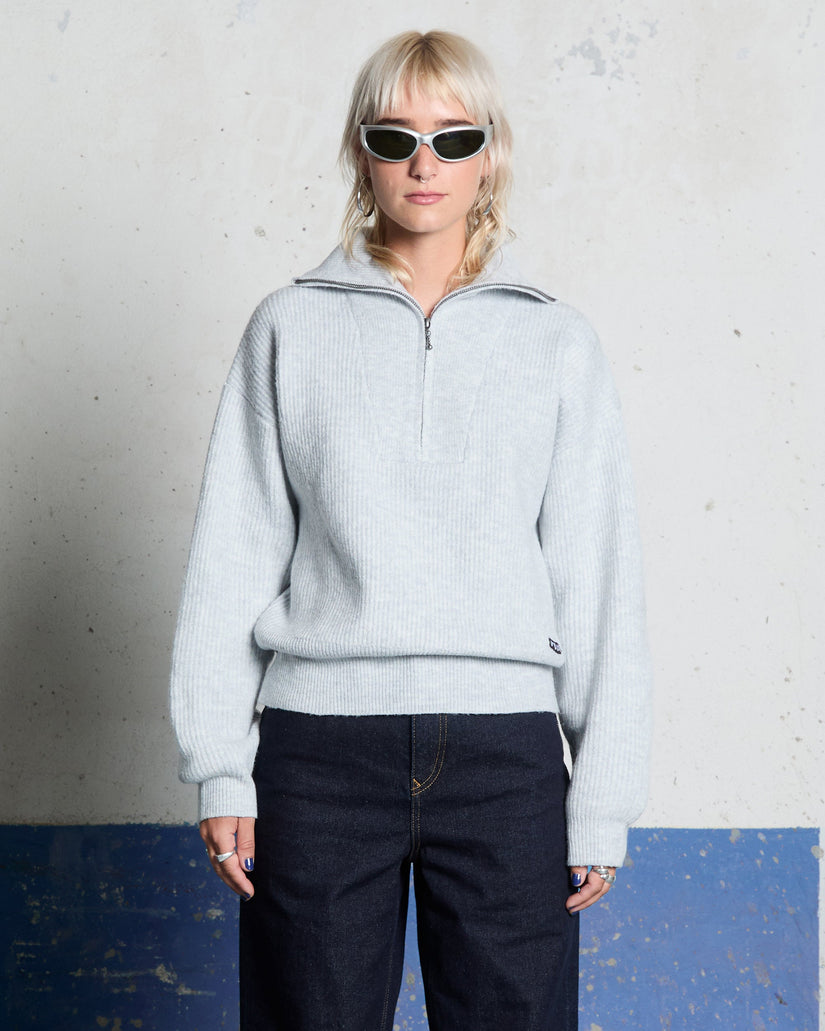 Voltrane Sweater - Bone Heather