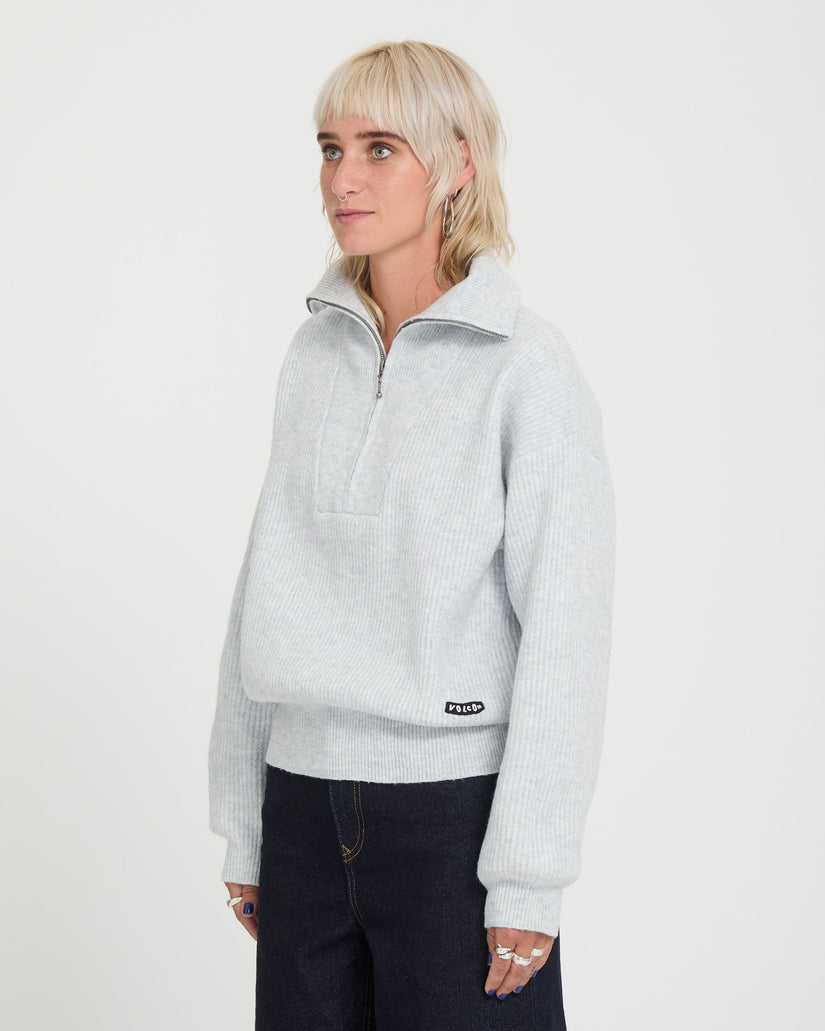 Voltrane Sweater - Bone Heather