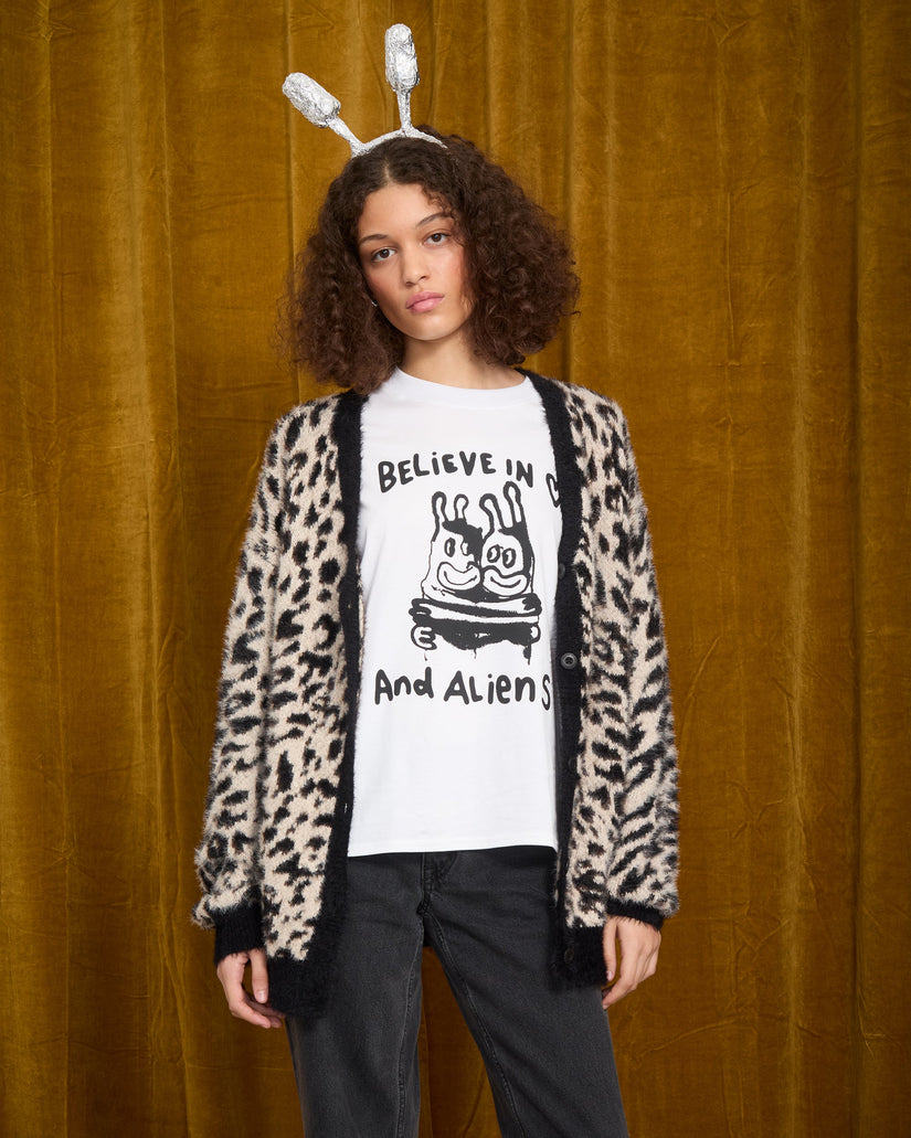 Tigardi Cardigan - Animal Print