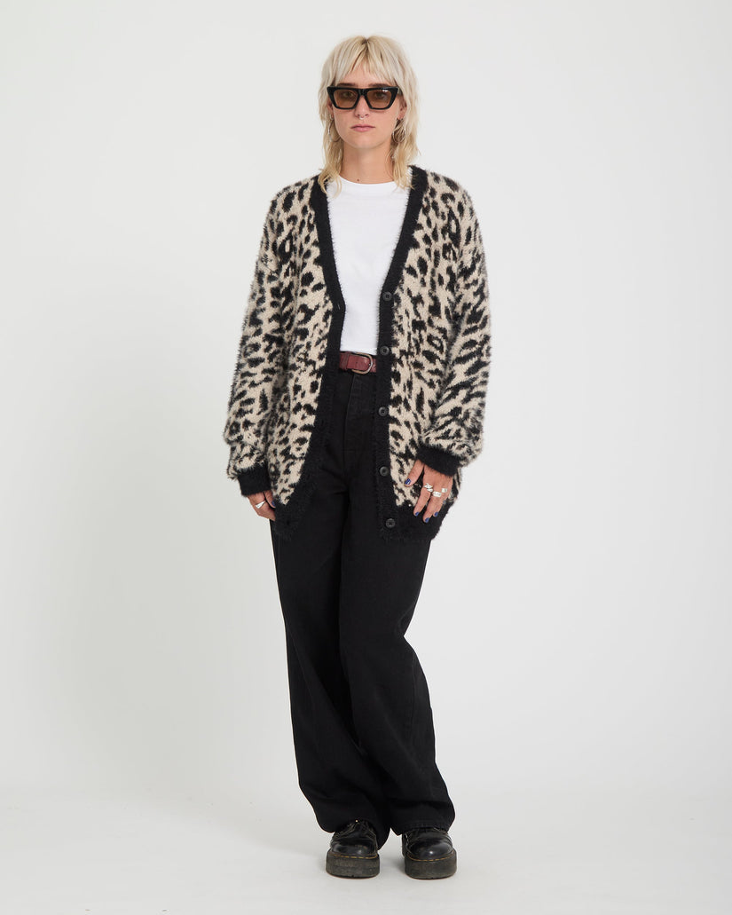 Tigardi Cardigan - Animal Print