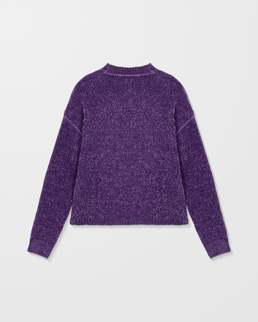 Bubble Tease Sweater - Acai