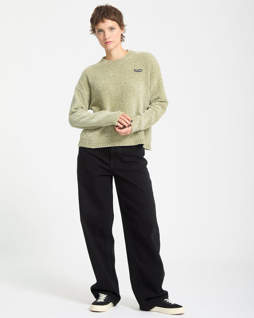 Bubble Tease Sweater - Green Tea