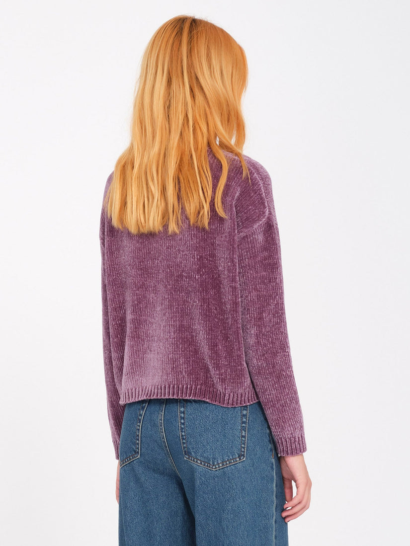Bubble Tease Sweater - Vintage Violet