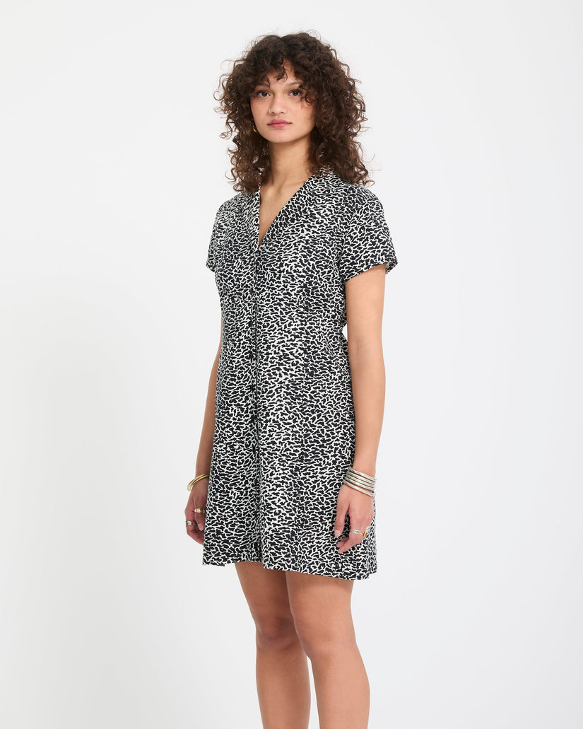 Rawly Dress - Black White