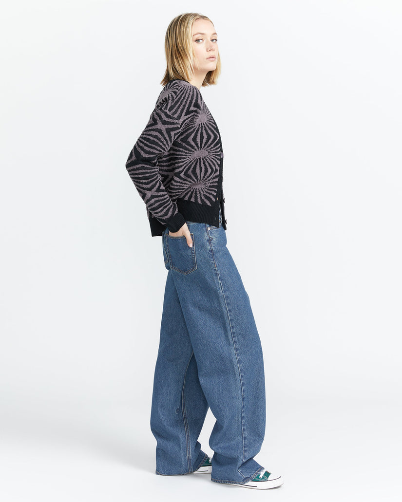 Stoned High Rise Jeans - Indigo Ridge Wash