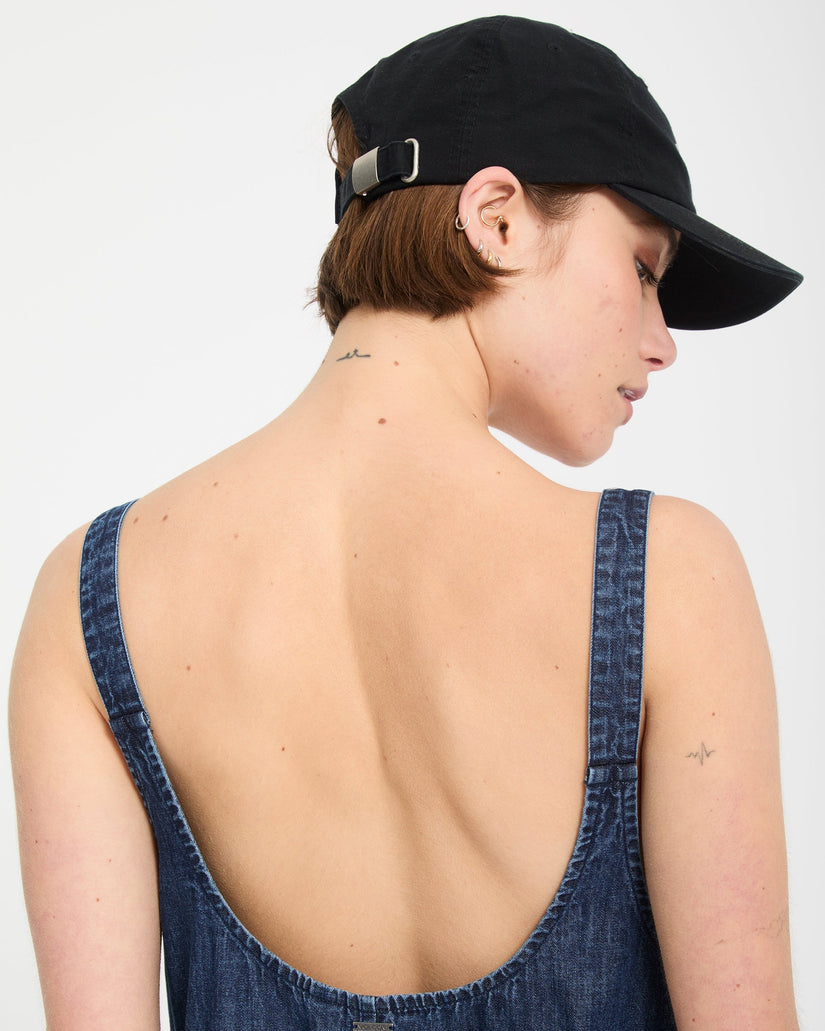 Lived In Short Romper - Deja Blue