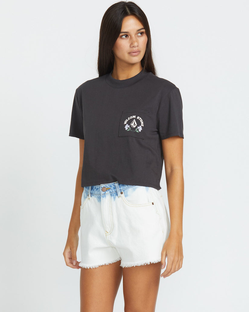 Pocket Dial T-shirt - VINTAGE BLACK