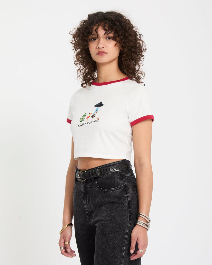 Mickey Mason crop top - Off White