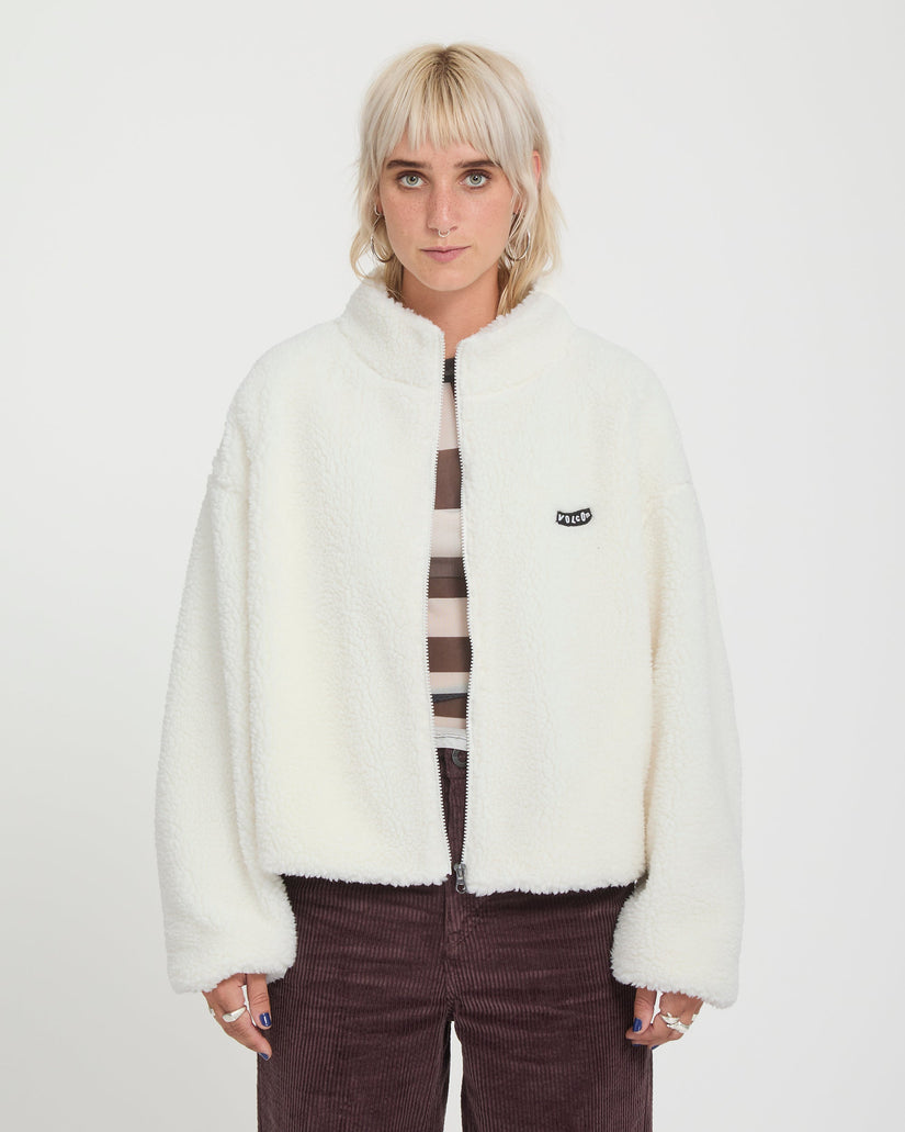 Wylding Out Sherpa Jacket - Off White