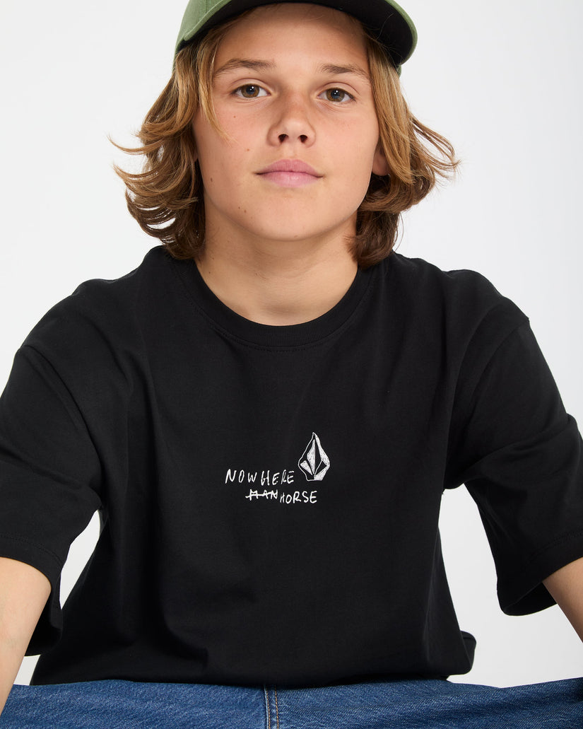 Nowhere T-Shirt - Black - (KIDS)