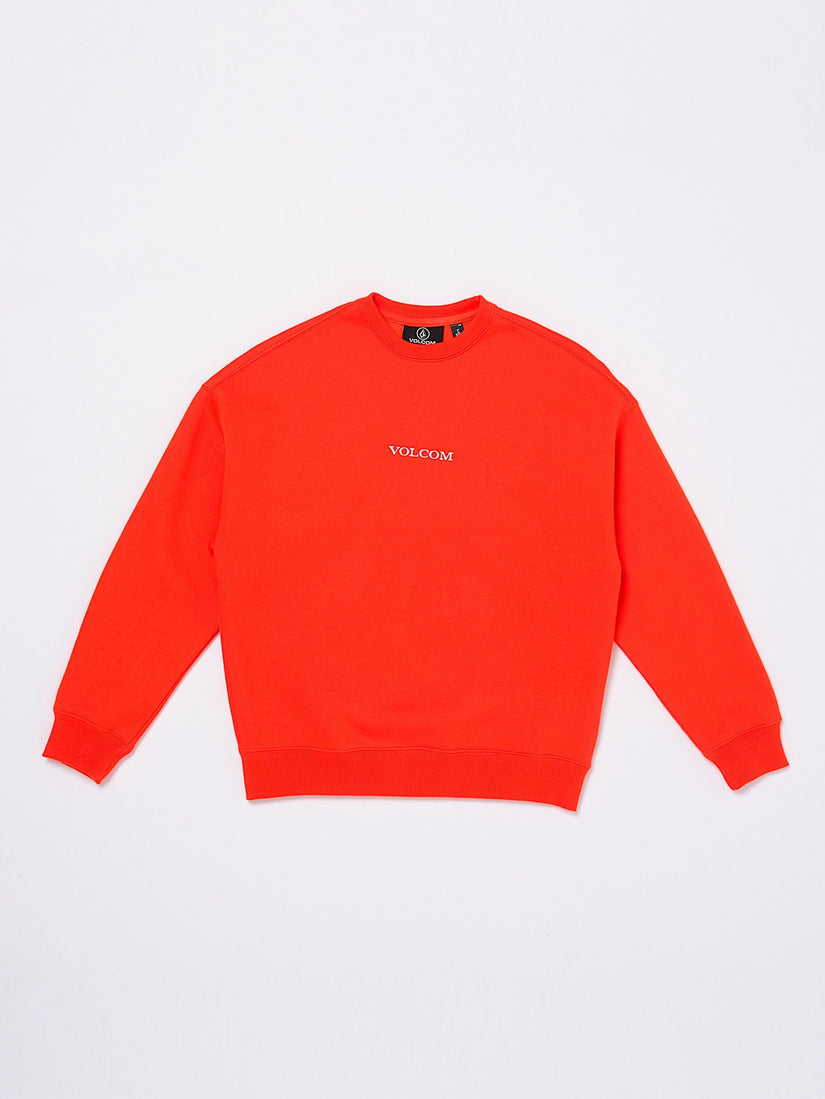 Volcom Stone Sweatshirt - Bright Red - (KIDS)