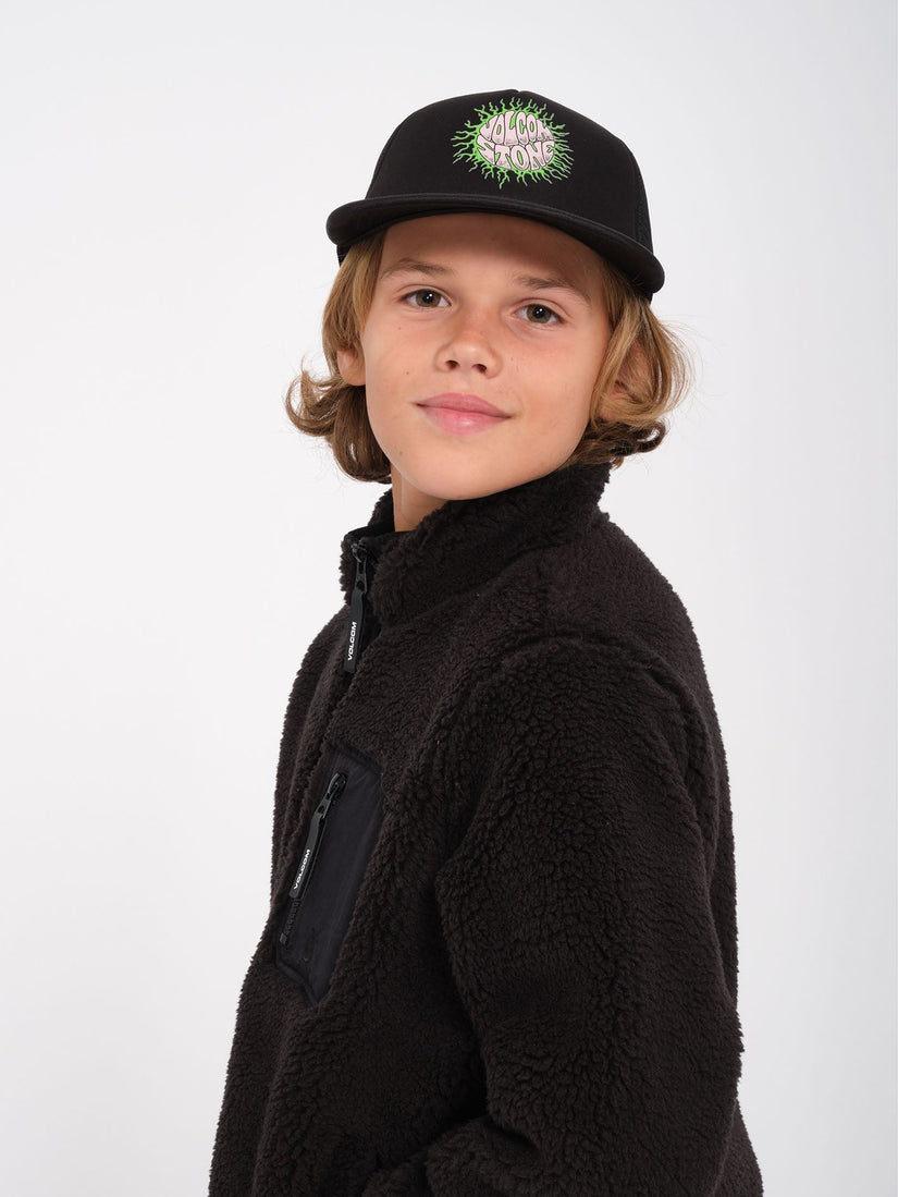 Muzzer Fuzzar Zip Sweatshirt- Black - (KIDS)