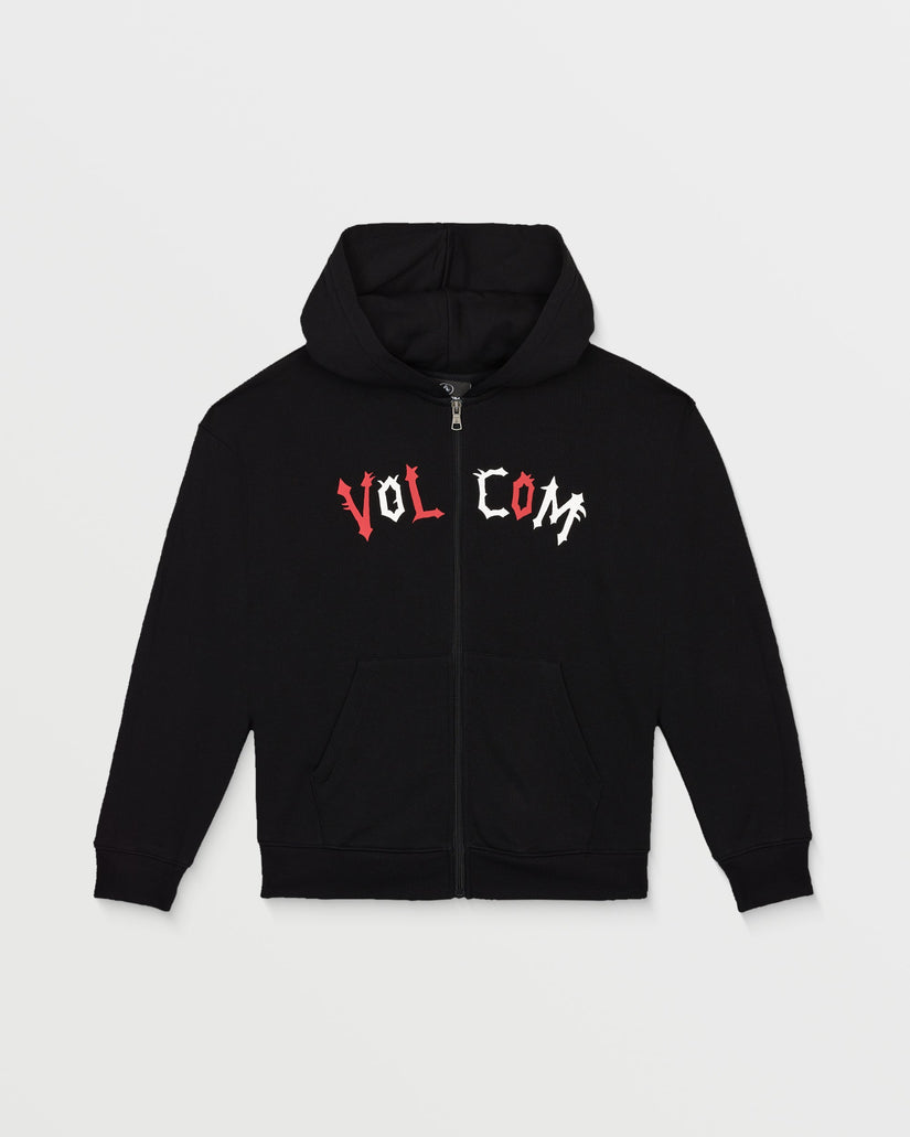 Ozzy Fleece Zip Hoodie - Black - (KIDS)