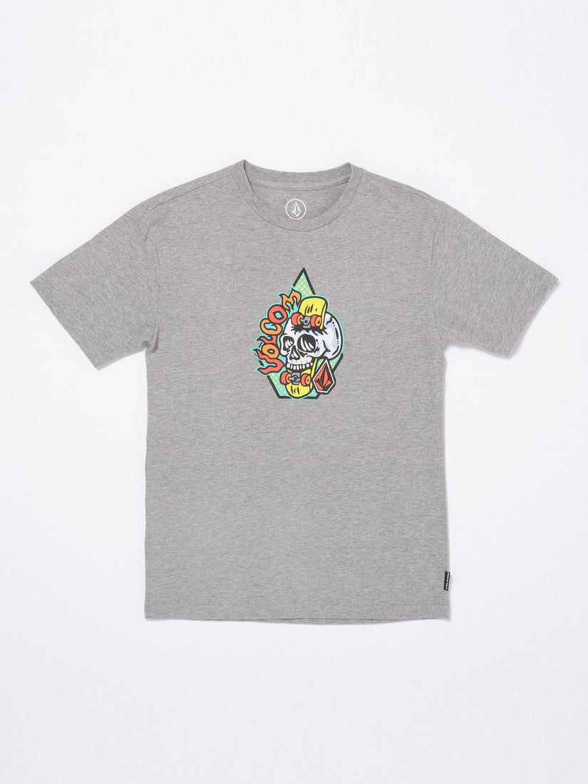 Skullskate T-Shirt - Heather Grey - (KIDS)
