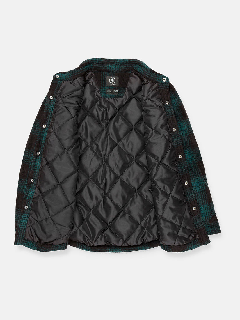 Bowered Fleece Over-Shirt - Evergreen - (KIDS)
