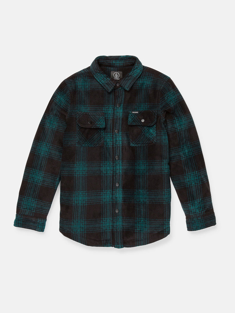 Bowered Fleece Over-Shirt - Evergreen - (KIDS)