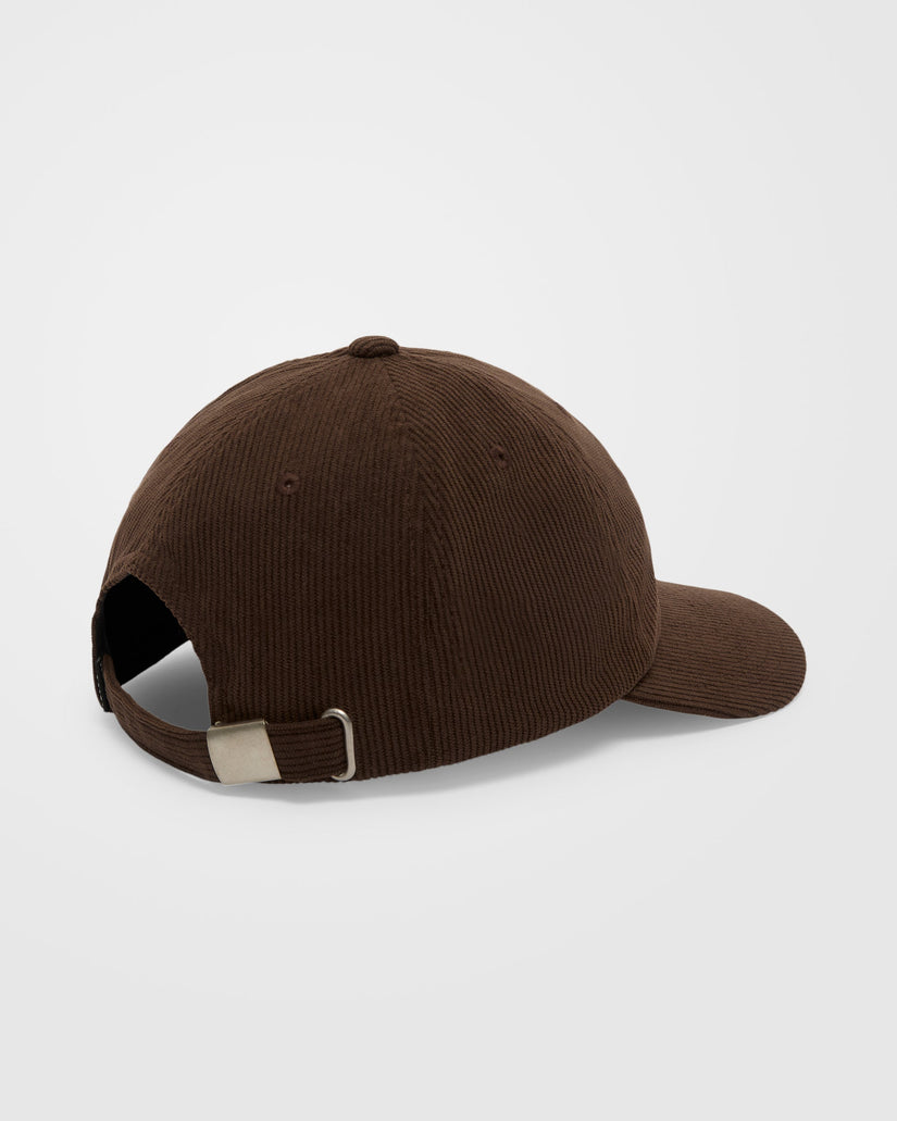 Full Stone Adj Corduroy Cap - Cacao