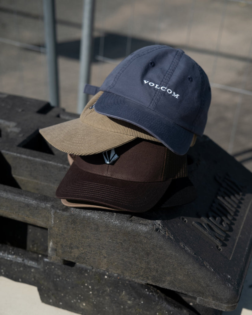 Full Stone Washed Adj Cap - Marine