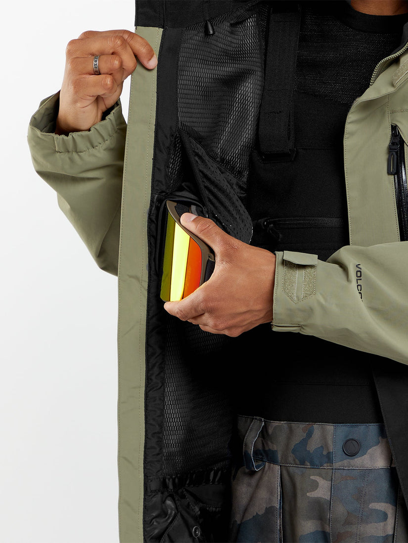 L Insulated Gore-Tex Jacket - LIGHT MILITARY