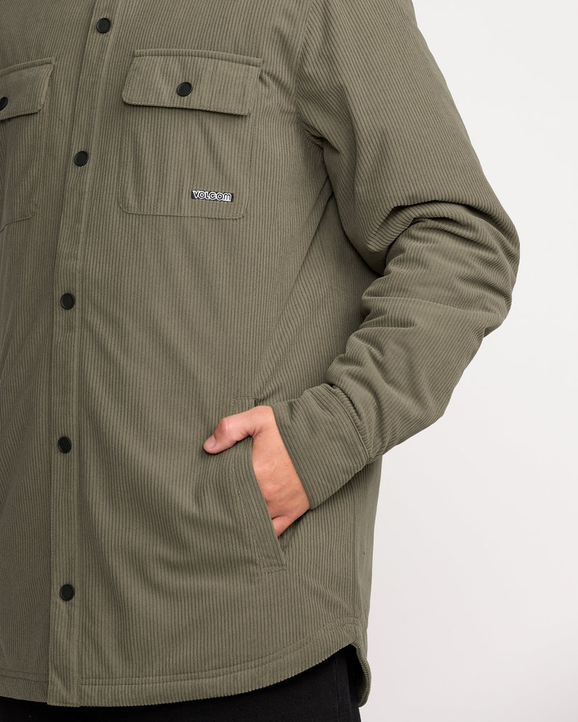 Kenson Insulated Flannel Jacket - Military
