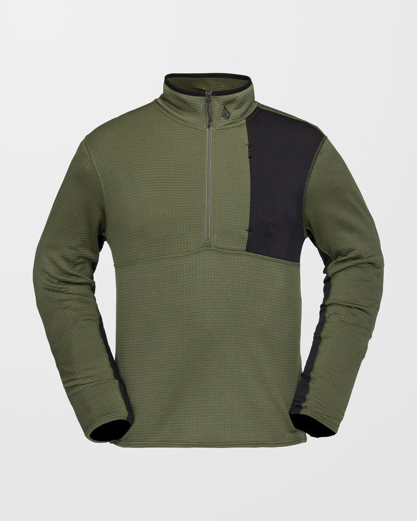 Gridlock Second Layer Fleece Sweatshirt - Ivy