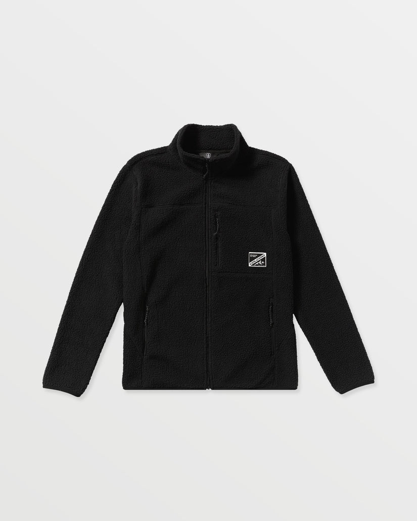 Nelson Sherpa Full Zip Jacket - Black