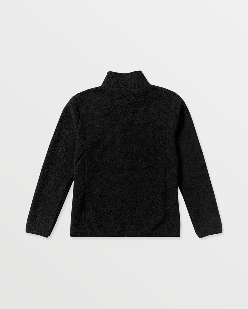 Nelson Sherpa Full Zip Jacket - Black