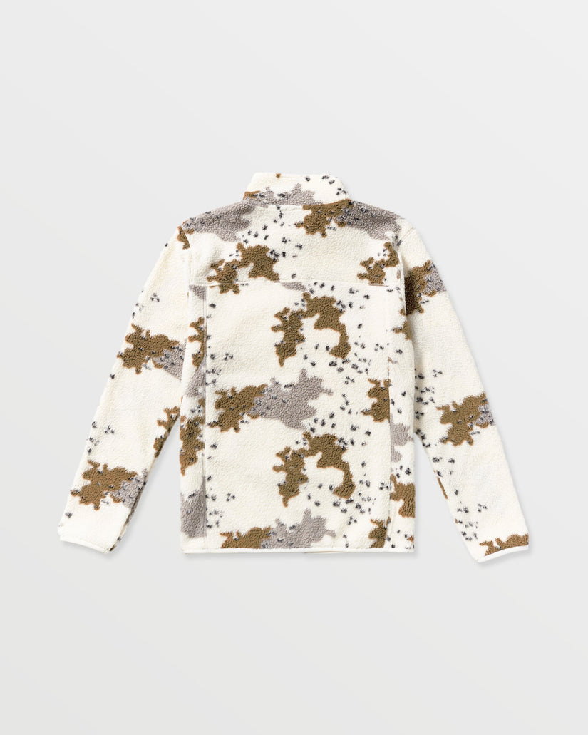 Nelson Sherpa Full Zip Jacket - White