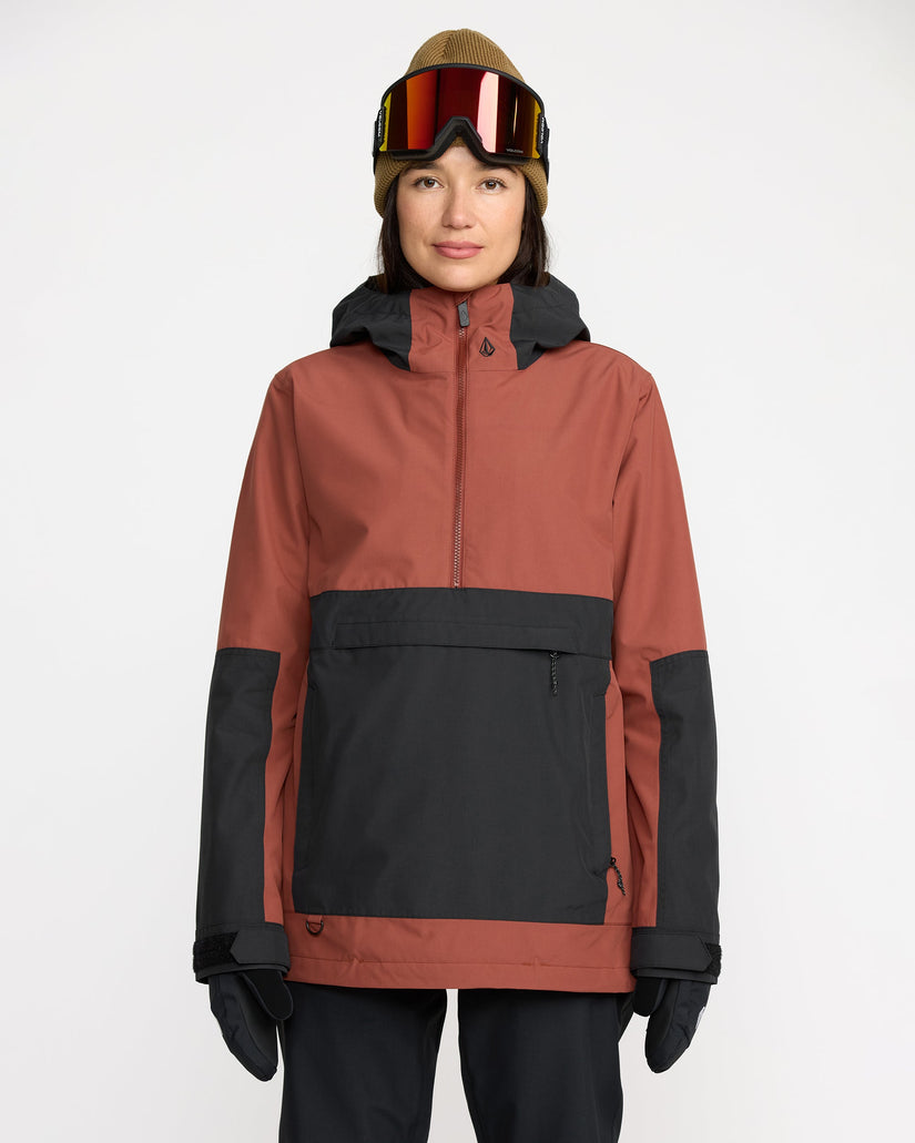 Harlan Pullover Jacket - Henna