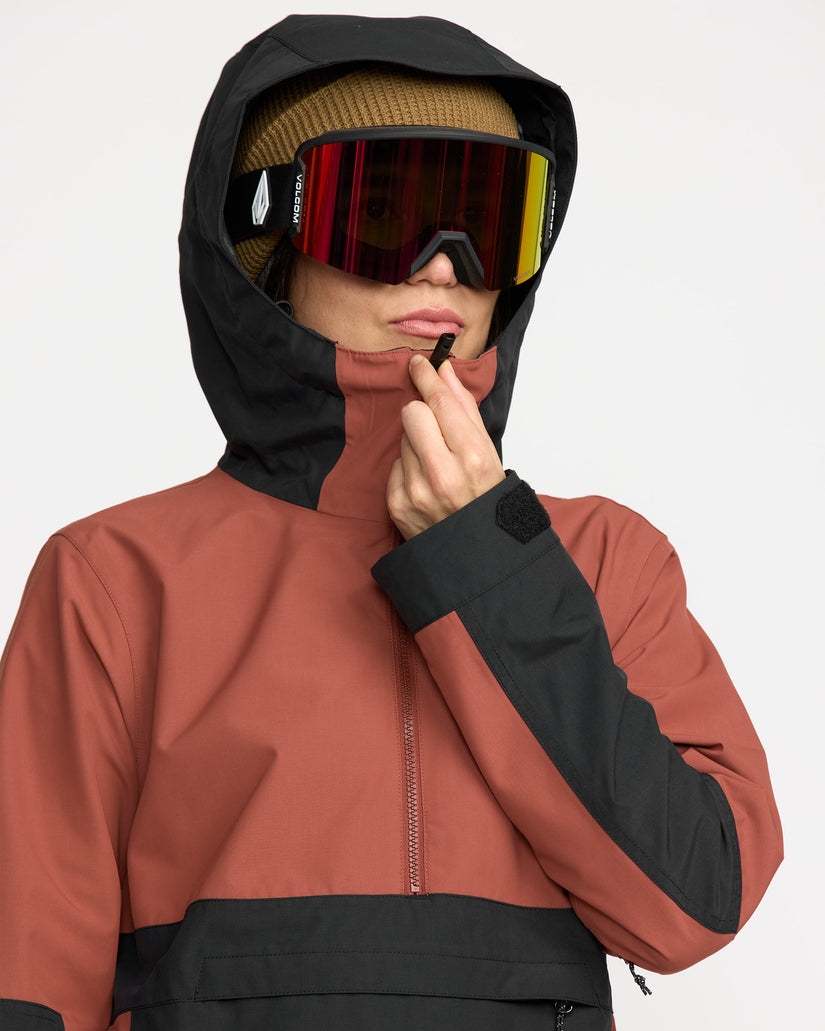 Harlan Pullover Jacket - Henna