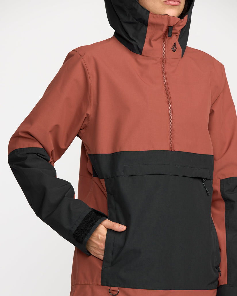 Harlan Pullover Jacket - Henna