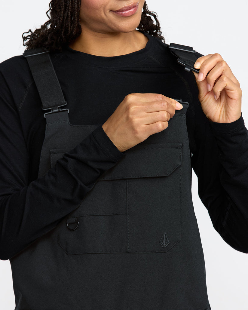 Creston 3D Stretch Bib Overall - Black