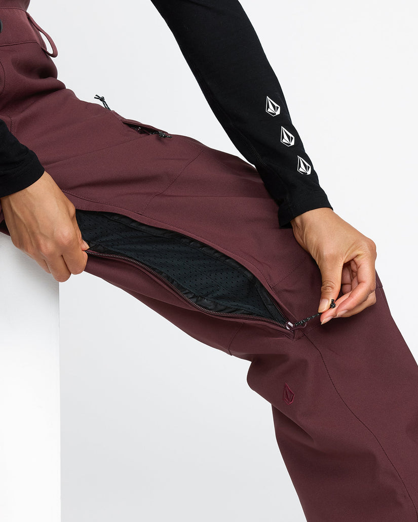 Creston 3D Stretch Bib Overall - Oxblood