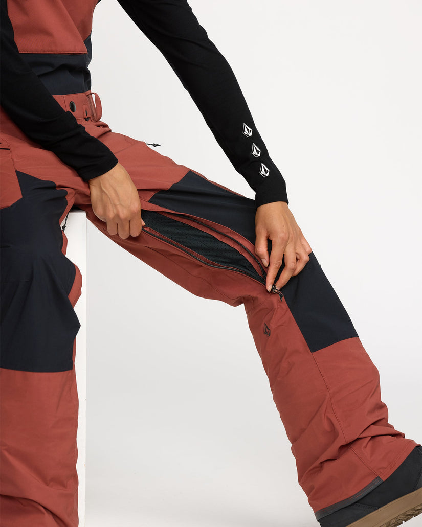 Ash Stretch Gore-Tex Bib Overall - Henna