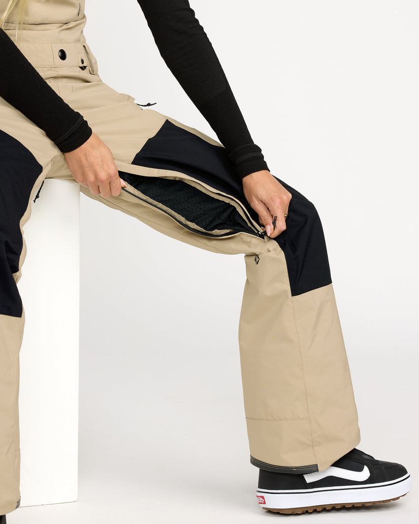 Ash Stretch Gore-Tex Bib Overall - Oatmeal